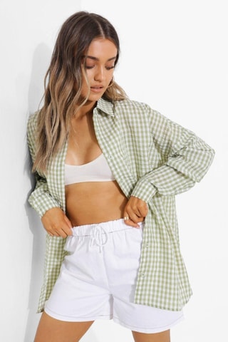 Oversized Overhemd - Groen