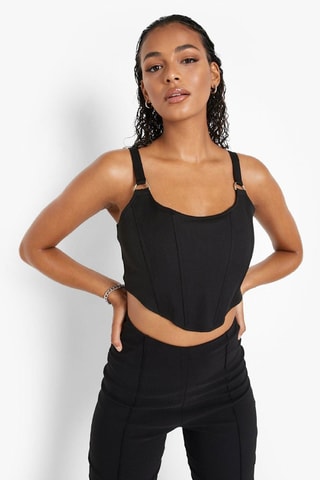 Crop Top - Zwart