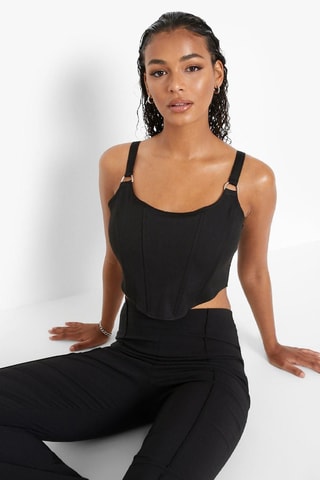 Crop Top - Zwart