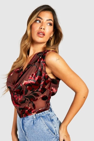 Crop Top - Bordeauxrood