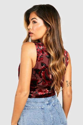 Crop Top - Bordeauxrood
