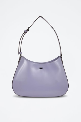 Sac porté épaule en cuir - Violet