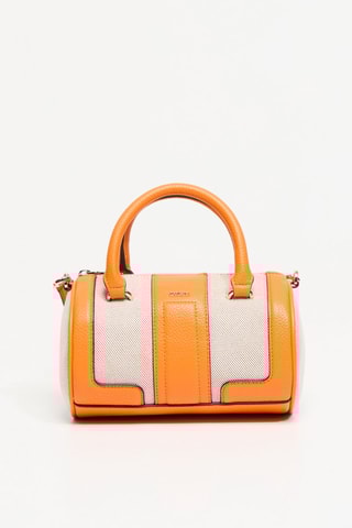 Sac à main - Ecru et orange
