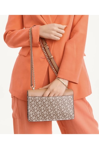 Sac bandoulière en cuir - Beige