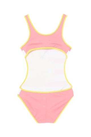 Maillot 1 pièce - Rose et blanc