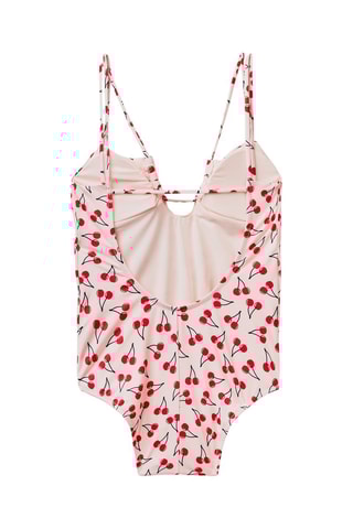 Maillot 1 pièce - Rose et rouge