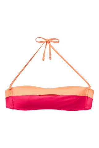 Haut de maillot - Fuchsia et orange