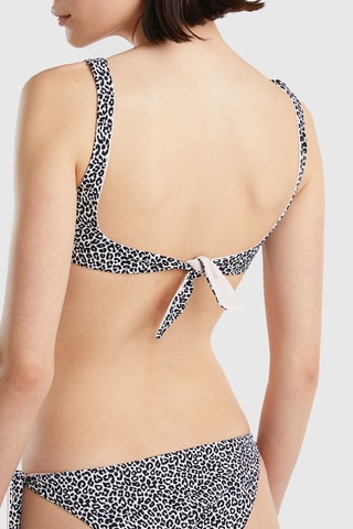 Haut de maillot réversible - Blanc et noir
