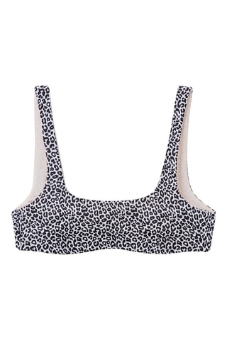 Haut de maillot réversible - Blanc et noir