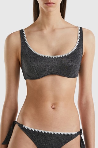 Haut de maillot - Noir chiné