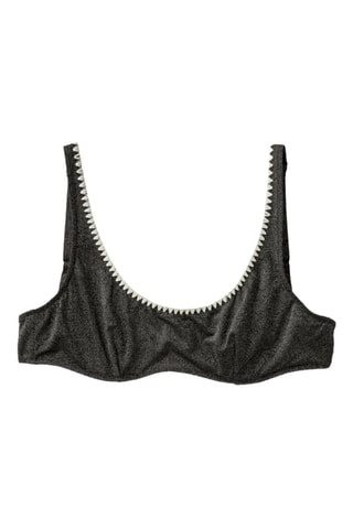 Haut de maillot - Noir chiné