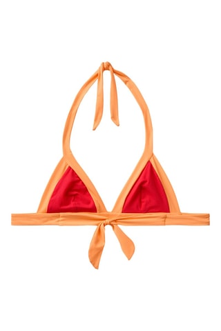 Haut de maillot - Fuchsia et orange
