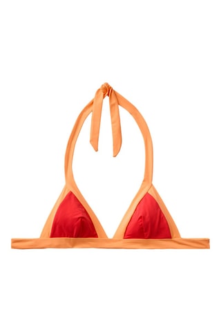 Haut de maillot - Fuchsia et orange