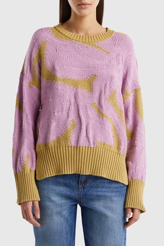 Pull - Rose et jaune