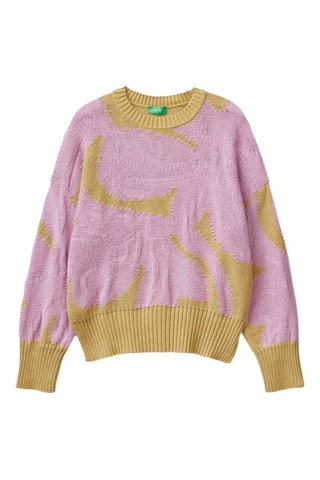 Pull - Rose et jaune