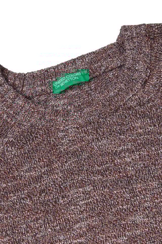 Pull Bordeaux chiné