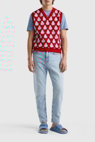 Gilet sans manches - Rouge