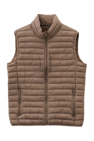 Doudoune sans manches - Marron