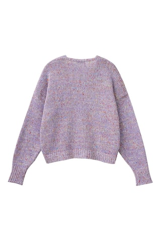 Gilet Mauve chiné