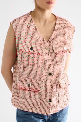Gilet sans manches - Rose