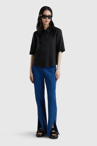 Jean wide legs Bleu roi