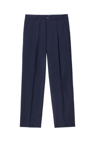 Pantalon droit Bleu marine