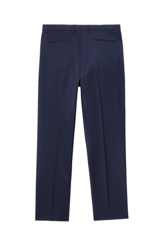 Pantalon droit Bleu marine