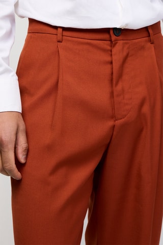 Pantalon droit Marron clair