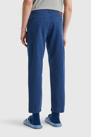 Pantalon droit 7/8 Bleu marine