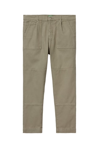 Pantalon droit 7/8 Marron