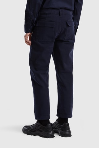 Pantalon slim Bleu marine
