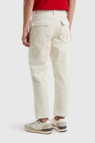 Pantalon slim Beige