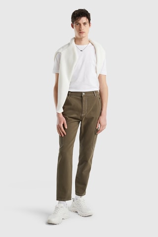 Pantalon cargo Kaki