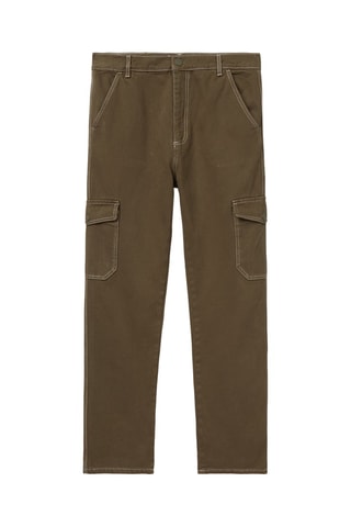 Pantalon cargo Kaki