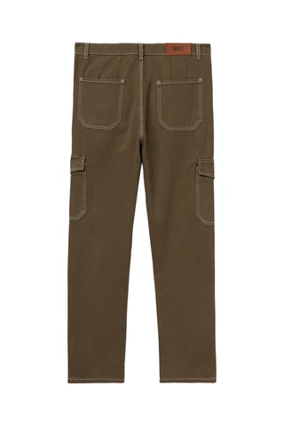 Pantalon cargo Kaki