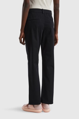 Pantalon wide legs taille haute Noir