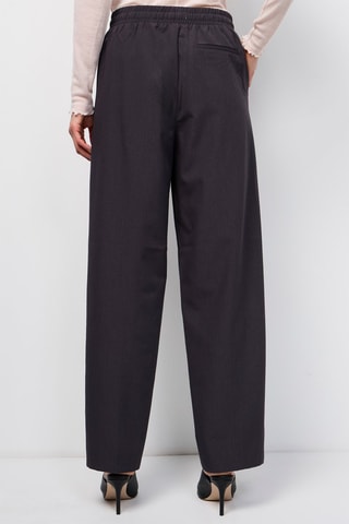 Pantalon droit Gris foncé