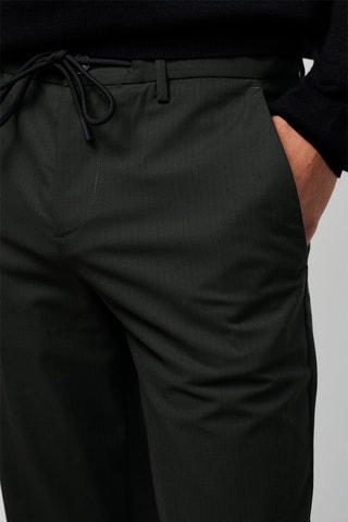 Pantalon droit Noir