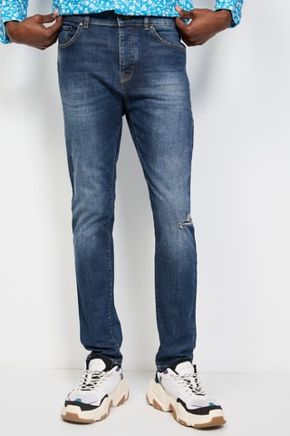 Jean droit Bleu