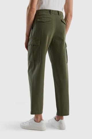 Pantalon droit Kaki