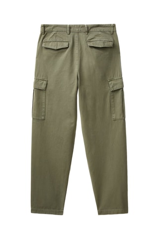 Pantalon droit Kaki