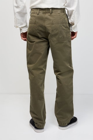 Pantalon droit Kaki