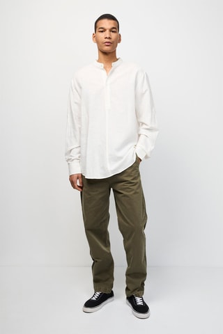 Pantalon droit Kaki