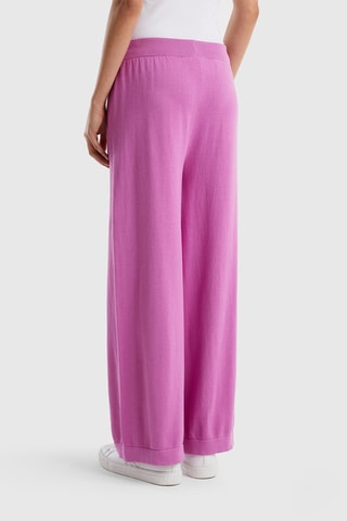 Pantalon wide legs - Rose