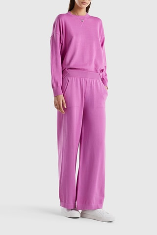 Pantalon wide legs - Rose