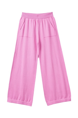 Pantalon wide legs - Rose