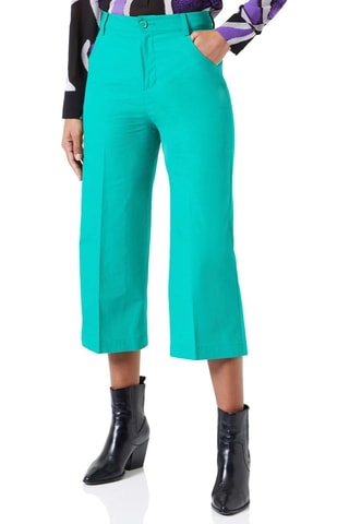 Pantacourt taille haute - Vert