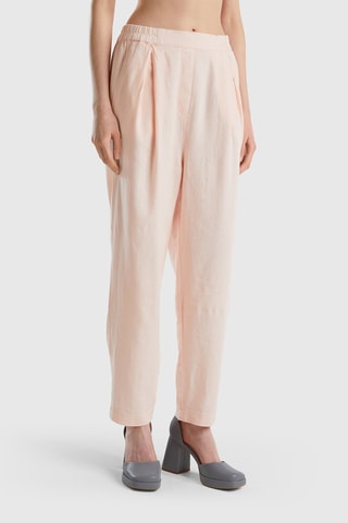 Pantalon en lin - Rose