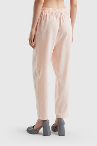 Pantalon en lin - Rose