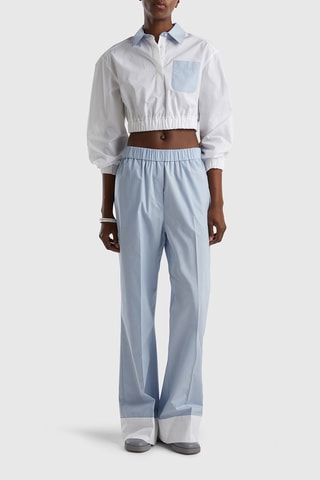 Pantalon wide legs - Ciel